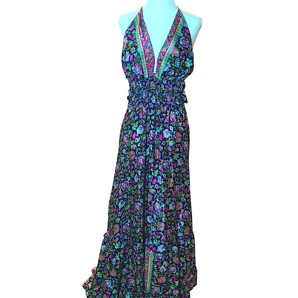 • Gardenbelle Shop boho maxi dress multicolor medium